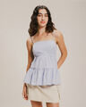 Blusa Tirantes Amarre Espalda,AZUL PASTEL